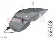 Storage compartment, right | Storage compartment, right - BMW Motorrad R 1250 RT 20 (0L01, 0L03) 2021