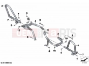 Engine roll bar, authority vehicles | Engine roll bar, authority vehicles - BMW Motorrad R 1250 RT 20 (0L01, 0L03) 2021