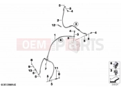 Brake line front | Brake line front - BMW Motorrad R 1250 RT 20 (0L01, 0L03) 2021