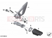 Footrest, front | Footrest, front - BMW Motorrad R 1250 RT 20 (0L01, 0L03) 2021