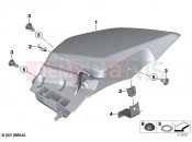 Trim, storage compartment, right | Trim, storage compartment, right - BMW Motorrad R 1250 RT 20 (0L01, 0L03) 2021