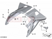 Tail trim 2 | Tail trim 2 - BMW Motorrad R 1250 RT 20 (0L01, 0L03) 2021