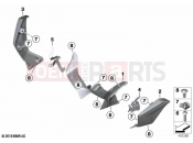 Front spoiler | Front spoiler - BMW Motorrad R 1250 RT 20 (0L01, 0L03) 2021