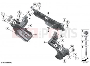 Clothes holder, front | Clothes holder, front - BMW Motorrad R 1250 RT 20 (0L01, 0L03) 2021