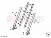 Fork slider | Fork slider - BMW Motorrad R 1250 RT 20 (0L01, 0L03) 2021