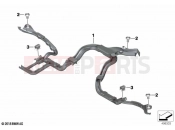 Cable duct for engine | Cable duct for engine - BMW Motorrad R 1250 RT 20 (0L01, 0L03) 2021