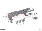 Plug-in connection bracket | Plug-in connection bracket - BMW Motorrad R 1250 RT 20 (0L01, 0L03) 2021