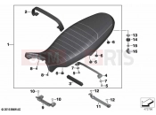 Seat bench 2 | Seat bench 2 - BMW Motorrad R nineT 20 (0L71,0L73) 2021