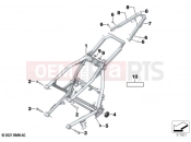 BMW Motorrad BMW 2022 R models R nineT Pure A2 (0M91) Main frame | Main frame