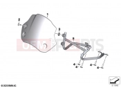 BMW Motorrad BMW 2022 R models R nineT Pure A2 (0M91) Headlight panel | Headlight panel