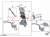 BMW Motorrad BMW 2022 R models R nineT Pure A2 (0M91) Control assembly fitting | Control assembly fitting