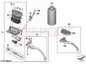 BMW Motorrad BMW 2022 R models R nineT Pure A2 (0M91) Clutch control assembly | Clutch control assembly