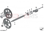 BMW Motorrad BMW 2022 R models R nineT Pure A2 (0M91) Compensating shaft | Compensating shaft