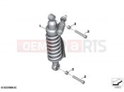BMW Motorrad BMW 2022 R models R nineT Pure A2 (0M91) Spring strut, rear | Spring strut, rear
