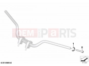 BMW Motorrad BMW 2022 R models R nineT Pure A2 (0M91) Handlebar vibration absorber | Handlebar vibration absorber