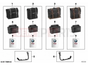 BMW Motorrad BMW 2022 R models R nineT Pure A2 (0M91) Side bags | Side bags
