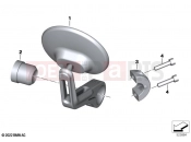 BMW Motorrad BMW 2022 R models R nineT Pure A2 (0M91) Mirror handlebar end 2 | Mirror handlebar end 2