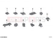 BMW Motorrad BMW 2022 R models R nineT Pure A2 (0M91) Plug-in connection bracket | Plug-in connection bracket