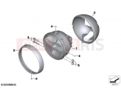 BMW Motorrad BMW 2022 R models R nineT Pure A2 (0M91) Headlight | Headlight