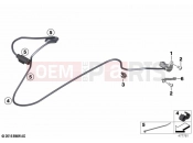 BMW Motorrad BMW 2021 R models R nineT Urban 20 (0L91,0L93) Wheel speed sensor, rear | Wheel speed sensor, rear