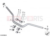 BMW Motorrad BMW 2021 R models R nineT Urban 20 (0L91,0L93) Handlebar | Handlebar