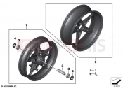 BMW Motorrad BMW 2021 R models R nineT Urban 20 (0L91,0L93) Cast rim 2 | Cast rim 2