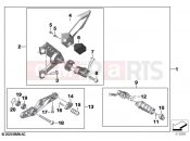 BMW Motorrad BMW 2020 S models S 1000 R (0E51, 0E53) Footrest system, left | Footrest system, left