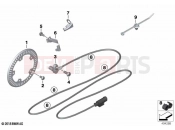 BMW Motorrad BMW 2020 S models S 1000 R (0E51, 0E53) Speed sensor, front | Speed sensor, front
