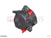 BMW Motorrad BMW 2020 S models S 1000 R (0E51, 0E53) Multifunction switch left button black | Multifunction switch left button black