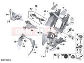 BMW Motorrad BMW 2020 S models S 1000 R (0E51, 0E53) Front panel carrier | Front panel carrier