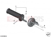 BMW Motorrad BMW 2020 S models S 1000 R (0E51, 0E53) Grip left / Multi-Controller | Grip left / Multi-Controller