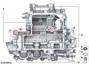 BMW Motorrad BMW 2020 S models S 1000 R (0E51, 0E53) Engine housing screw connection | Engine housing screw connection