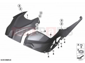 BMW Motorrad BMW 2020 S models S 1000 R (0E51, 0E53) Panel, fuel tank 2 | Panel, fuel tank 2