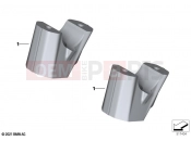 BMW Motorrad BMW 2020 S models S 1000 R (0E51, 0E53) Handlebar extension | Handlebar extension