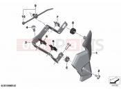 BMW Motorrad BMW 2020 S models S 1000 R (0E51, 0E53) Bracket / trim relay | Bracket / trim relay