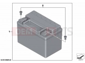 BMW Motorrad BMW 2020 S models S 1000 R (0E51, 0E53) AGM battery | AGM battery