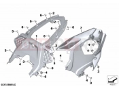 Tail part - BMW Motorrad S 1000 RR 19 (0E21, 0E23) 2022
