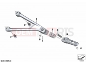 Rear footrests - BMW Motorrad S 1000 RR 19 (0E21, 0E23) 2022