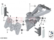 Licence plate holder - BMW Motorrad S 1000 RR 19 (0E21, 0E23) 2022