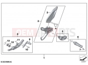 Footrest system, left | Footrest system, left - BMW Motorrad S 1000 RR 19 (0E21, 0E23) 2022
