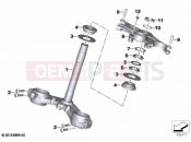 Fork bridge, bottom / top | Fork bridge, bottom / top - BMW Motorrad S 1000 RR 19 (0E21, 0E23) 2022