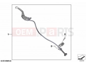 M brake lever with remote adjustment - BMW Motorrad S 1000 RR 19 (0E21, 0E23) 2022