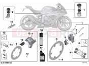 Service, brakes 2 - BMW Motorrad S 1000 RR 19 (0E21, 0E23) 2022