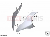 Upper trim section | Upper trim section - BMW Motorrad S 1000 RR 19 (0E21, 0E23) 2022