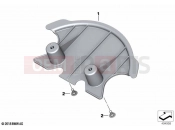 Fork bridge cover 2 - BMW Motorrad S 1000 RR 19 (0E21, 0E23) 2022