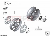 Retrofitting forged wheels 2 - BMW Motorrad S 1000 RR 19 (0E21, 0E23) 2022