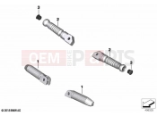 Footrests 2 - BMW Motorrad S 1000 RR 19 (0E21, 0E23) 2022