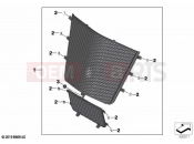 Protective grille for radiator 2 - BMW Motorrad S 1000 RR 19 (0E21, 0E23) 2022