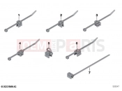 Cable tie with holder, edge clip 2 - BMW Motorrad S 1000 RR 19 (0E21, 0E23) 2022