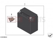 AGM battery 2 - BMW Motorrad S 1000 RR 19 (0E21, 0E23) 2022